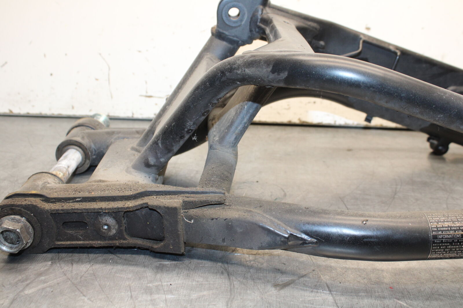 12-17 KAWASAKI ER-6N Z650 REAR SWINGARM BACK SUSPENSION SWING ARM BB709