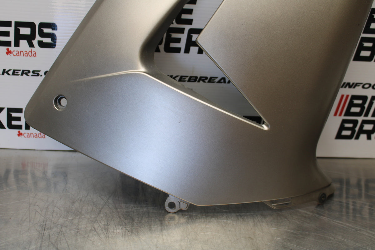 04-05 KAWASAKI NINJA ZX10R RIGHT MID UPPER SIDE FAIRING COWL PLASTIC BB163