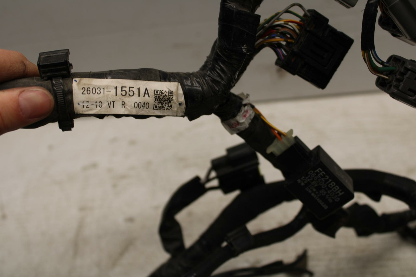 13-18 KAWASAKI NINJA ZX6R MAIN ENGINE WIRING HARNESS MOTOR WIRE LOOM BB304