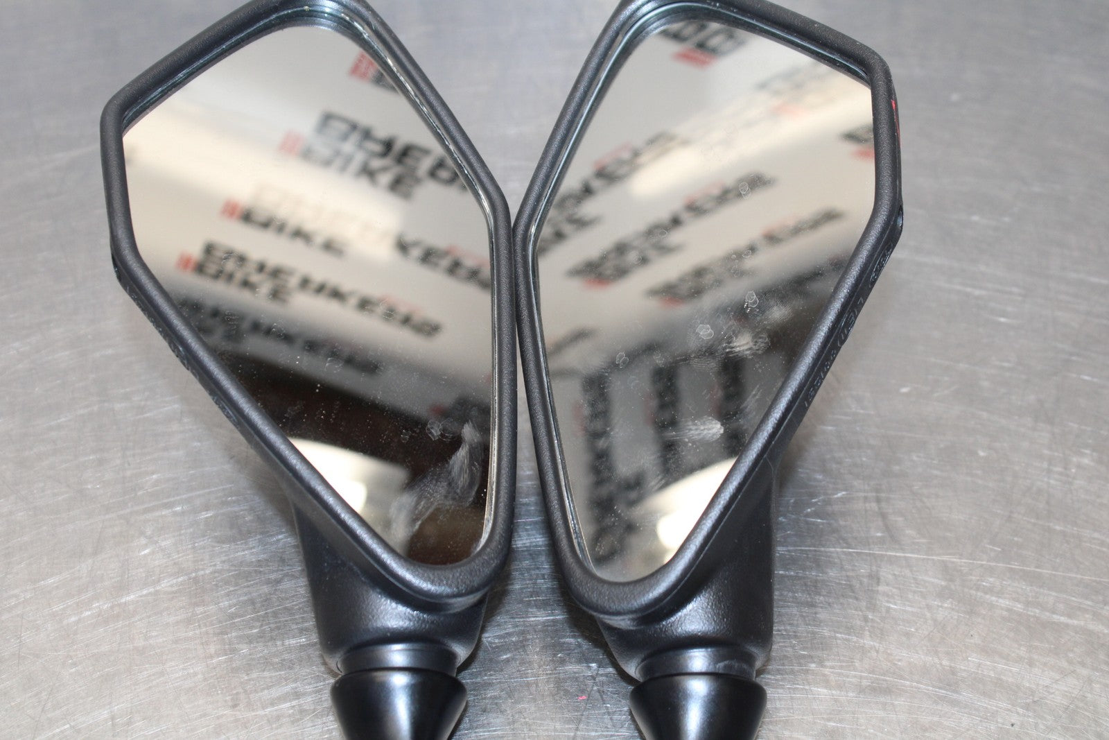 18-23 KAWASAKI NINJA 400 EX400 ABS REAR VIEW MIRROR SET PAIR MIRRORS BB192