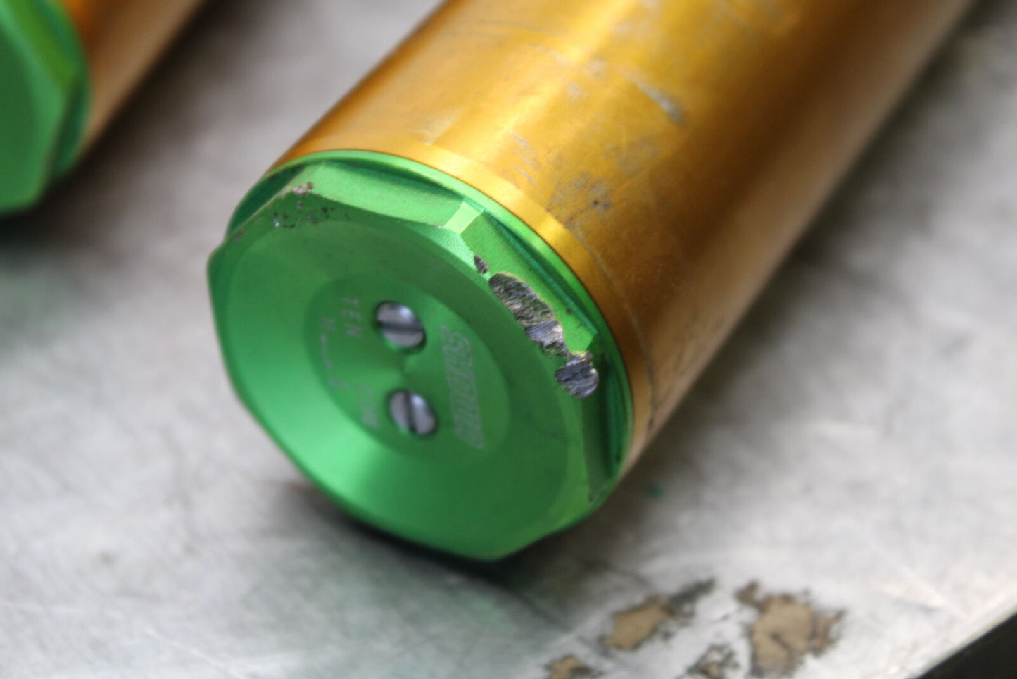 08-19 KAWASAKI NINJA ZX10R FRONT FORKS SHOCK SUSPENSION SET PAIR BB00