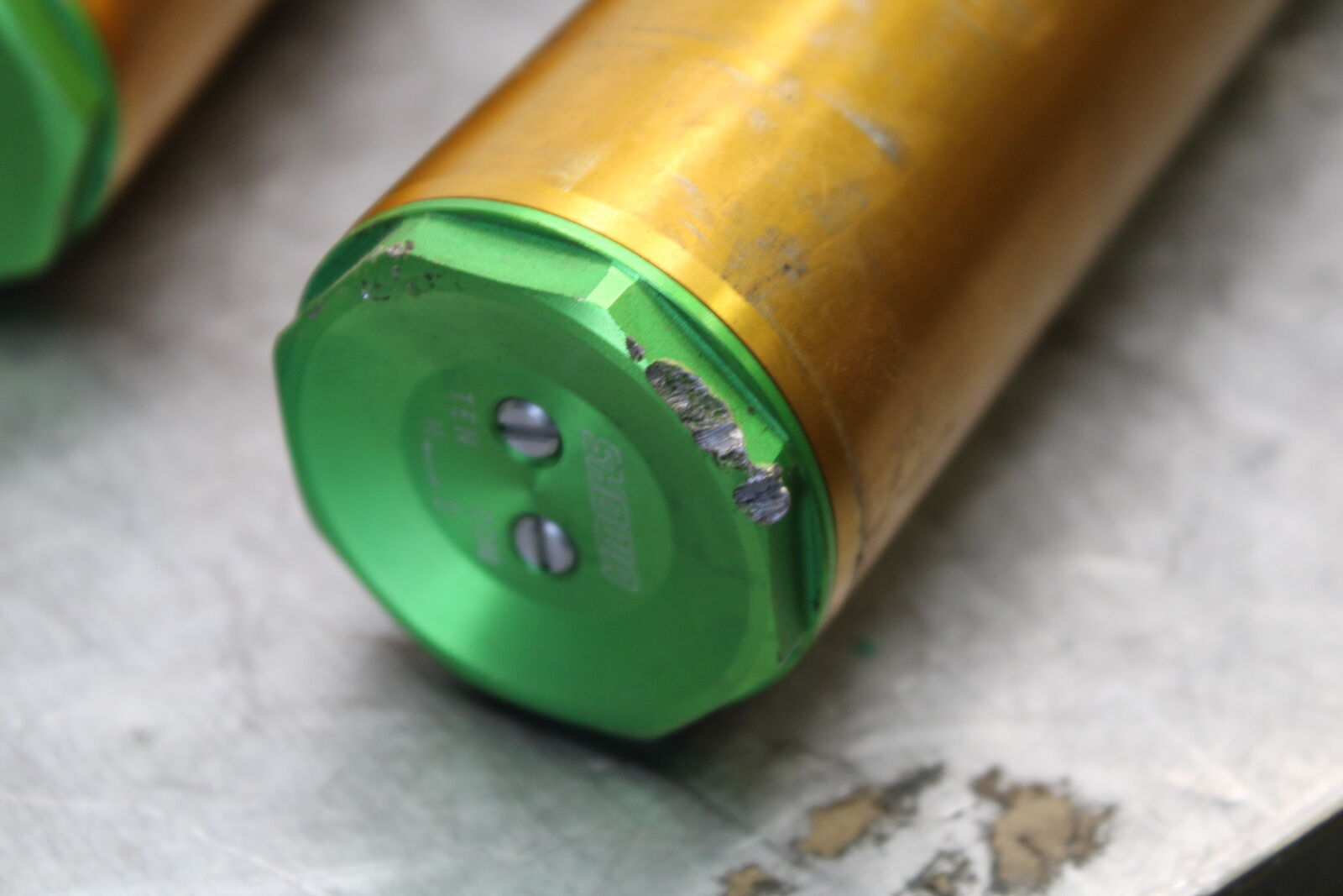 08-19 KAWASAKI NINJA ZX10R FRONT FORKS SHOCK SUSPENSION SET PAIR BB00