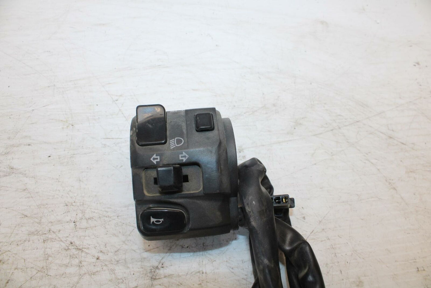 07-08 KAWASAKI NINJA ZX6R LEFT CLIP ON HANDLE HORN SIGNALS SWITCH SWITCHES BB274