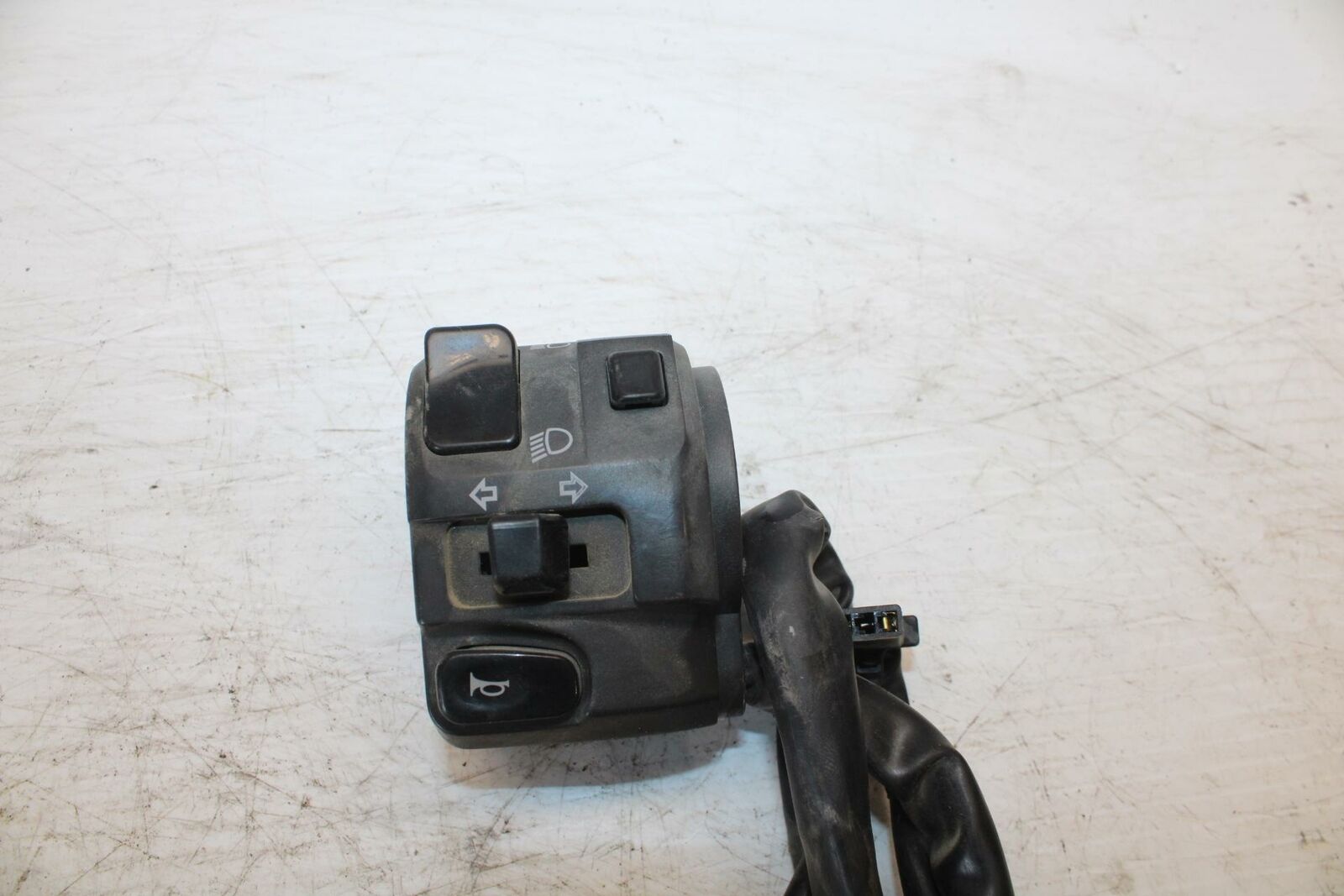 07-08 KAWASAKI NINJA ZX6R LEFT CLIP ON HANDLE HORN SIGNALS SWITCH SWITCHES BB274