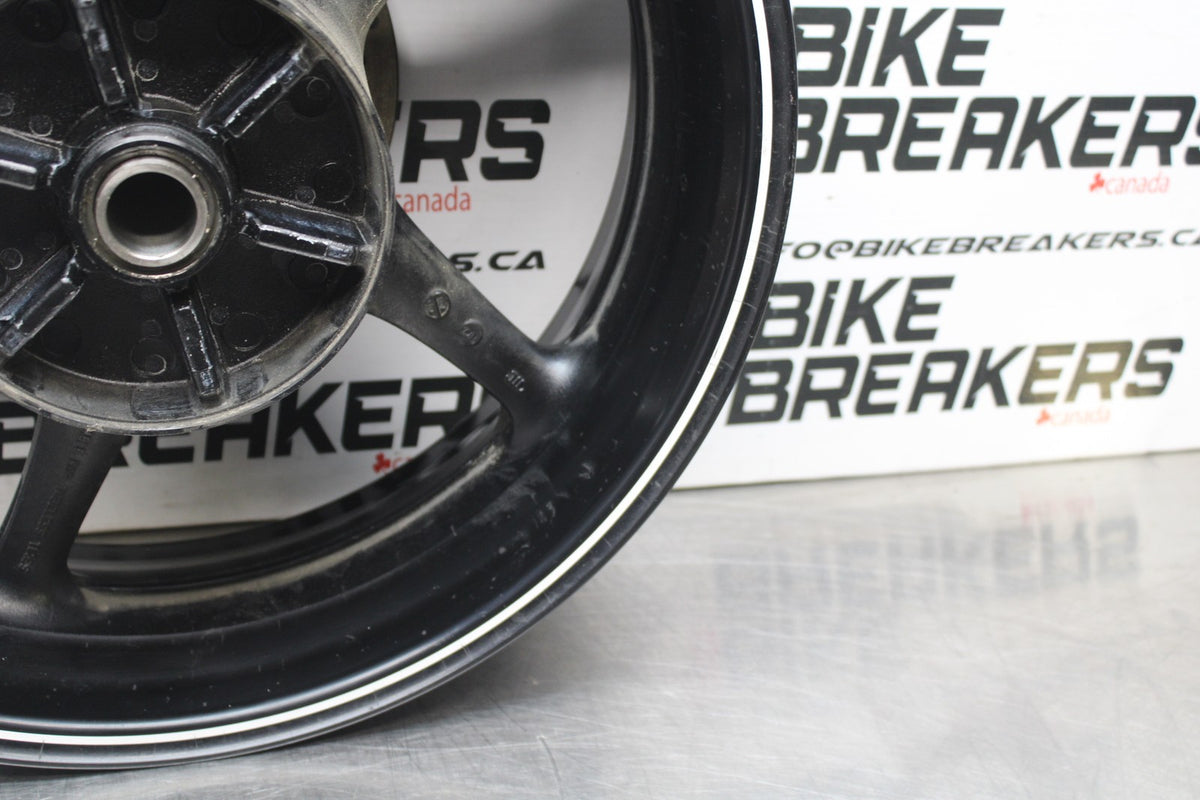 08-16 YAMAHA YZF R6 REAR WHEEL BACK RIM & ROTOR BB856