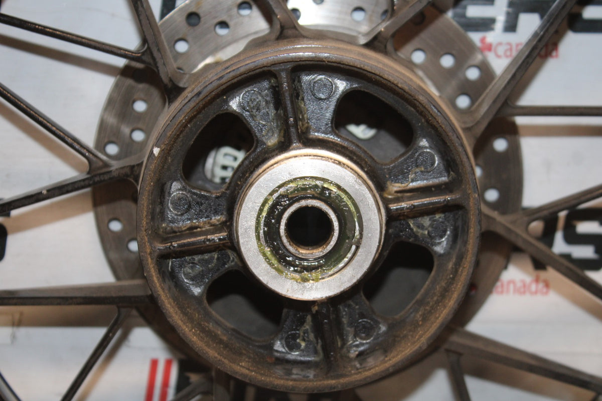 23 KAWASAKI Z900RS REAR WHEEL BACK RIM & ROTOR BB935