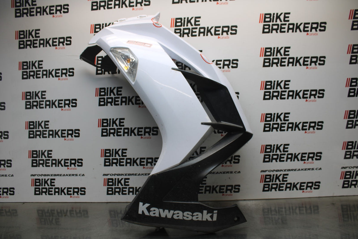 13 KAWASAKI NINJA 650 EX650F ABS LEFT LOWER MID UPPER SIDE FAIRING COWL BB828