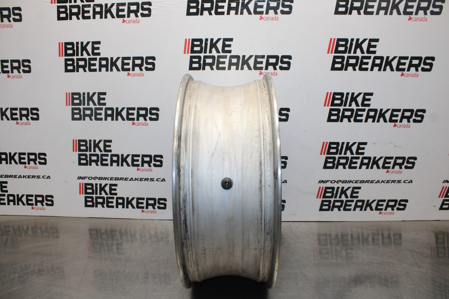 07 SUZUKI GSXR1000 REAR WHEEL BACK RIM & ROTOR BRAKE DISC BB770