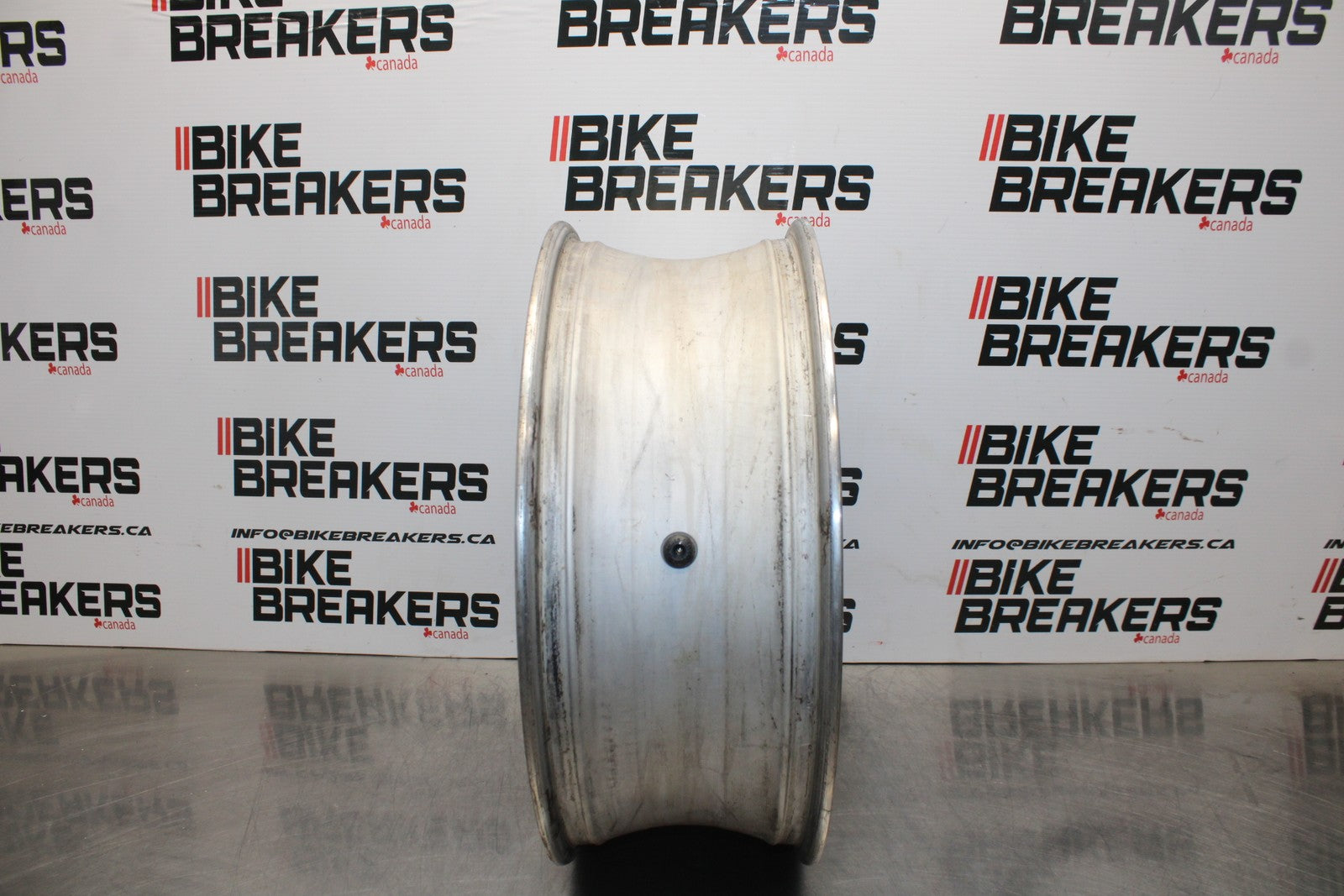 07 SUZUKI GSXR1000 REAR WHEEL BACK RIM & ROTOR BRAKE DISC BB770
