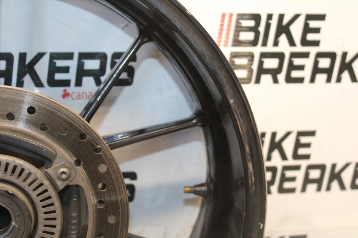 10-11 BMW S1000RR REAR WHEEL BACK RIM & ROTOR BB941