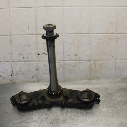 00-02 KAWASAKI NINJA ZX6R ZX600J FRONT FORKS CLAMP LOWER TRIPLE TREE STEM BB489