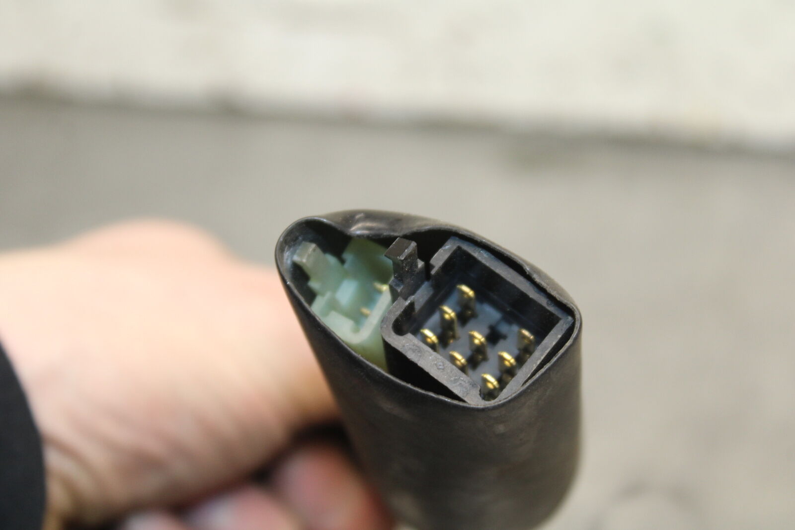 08-12 KAWASAKI NINJA 250R EX250J LEFT CLIP ON HANDLE HORN SIGNALS SWITCH BB111