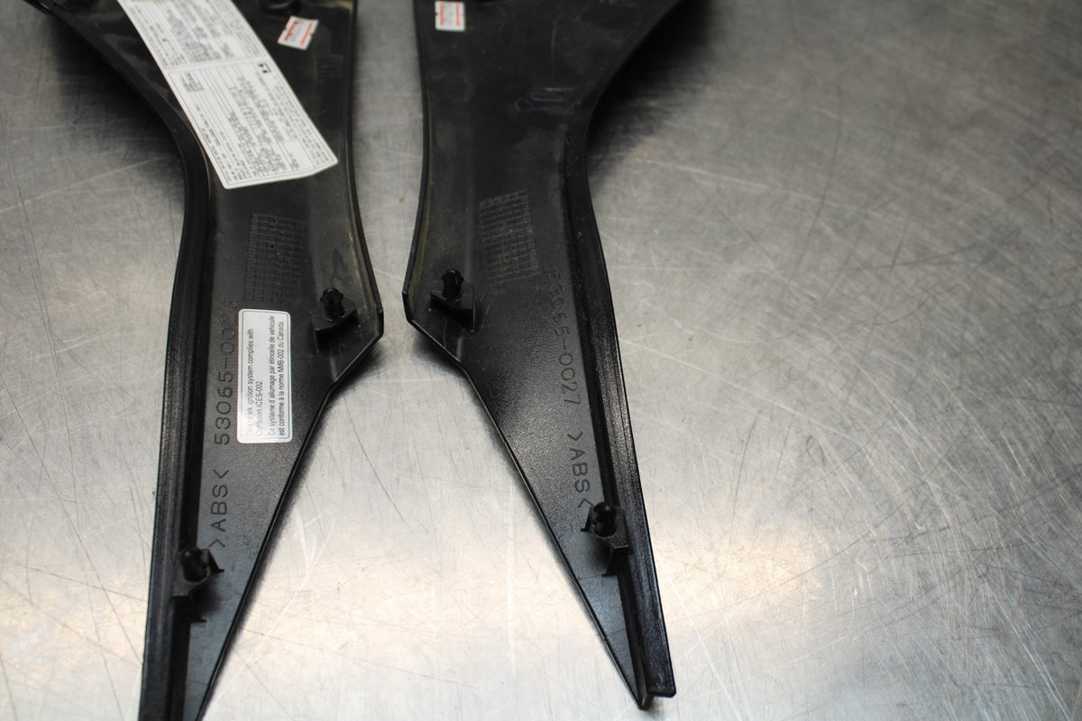 13-17 KAWASAKI NINJA 300 EX300 ABS RIGHT LEFT SIDE SEAT PANELS TRIMS COWLS BB187