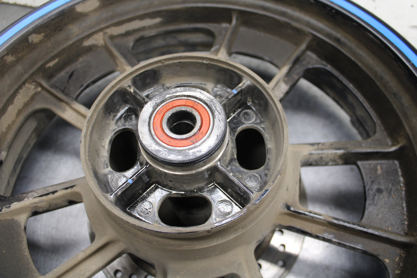 16-17 KAWASAKI VULCAN S 650 EN650 ABS REAR WHEEL BACK RIM BB731