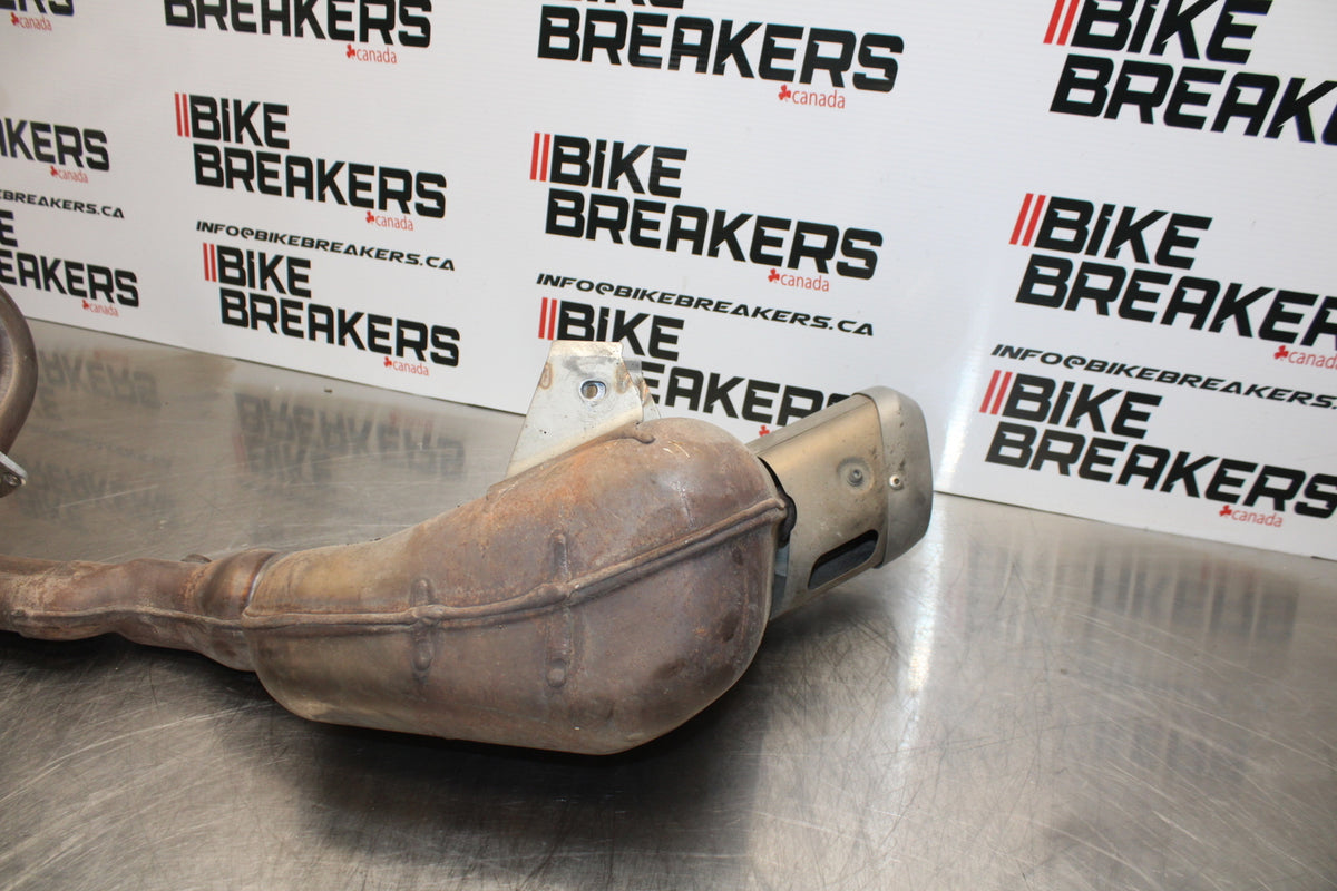 14-17 YAMAHA FZ07 FULL EXHAUST SYSTEM HEADERS PIPE MUFFLER BB162