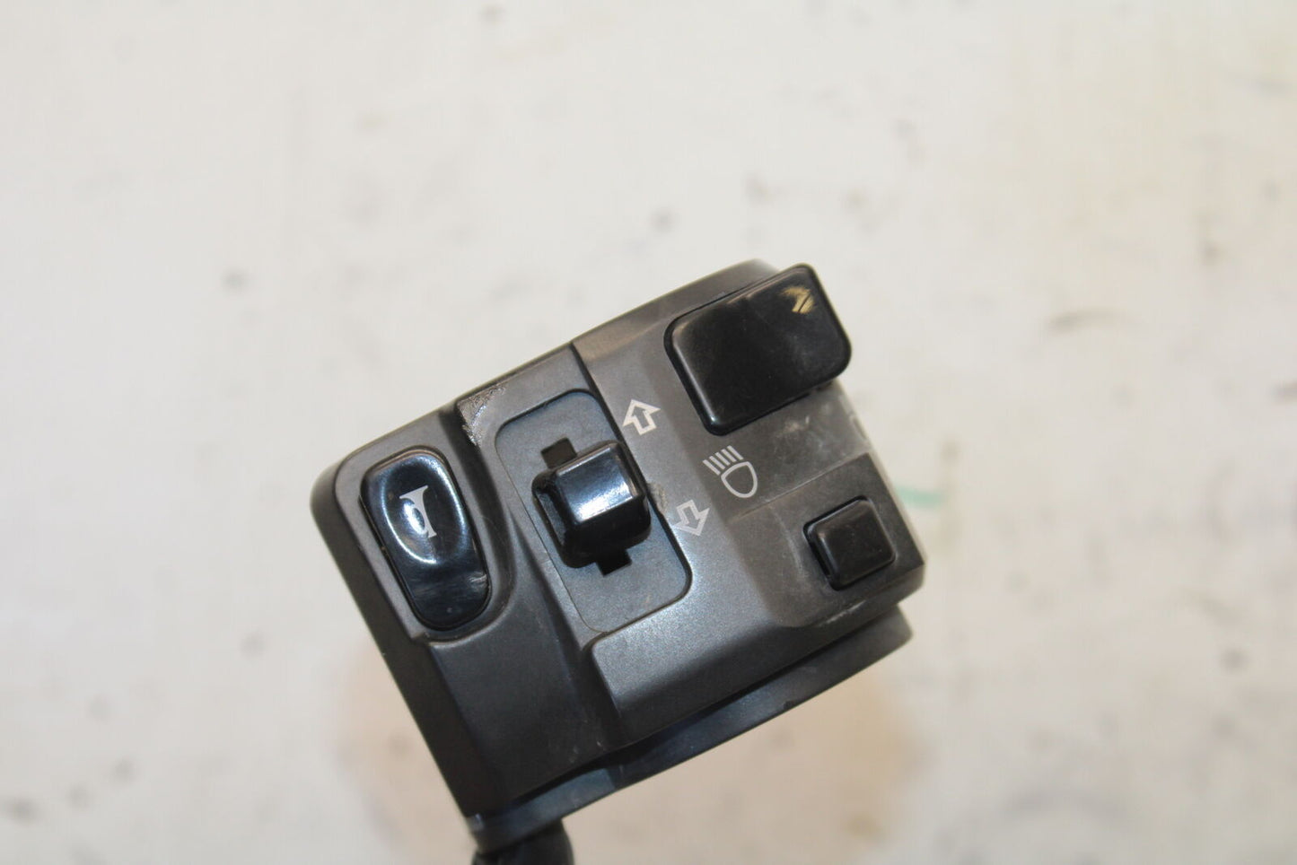 09-12 KAWASAKI NINJA ZX6R LEFT CLIP ON HANDLE HORN SIGNALS SWITCHES BB698