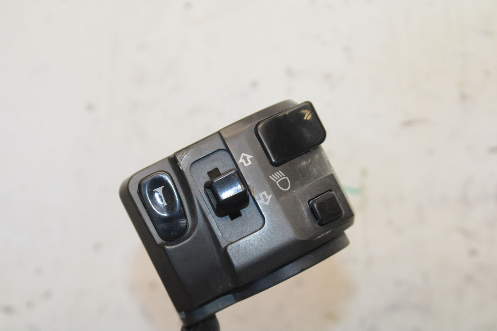 09-12 KAWASAKI NINJA ZX6R LEFT CLIP ON HANDLE HORN SIGNALS SWITCHES BB698