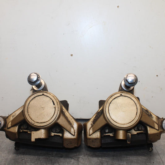 1988 Yamaha FZ600 RIGHT LEFT FRONT BRAKE CALIPER SET PAIR  BB601