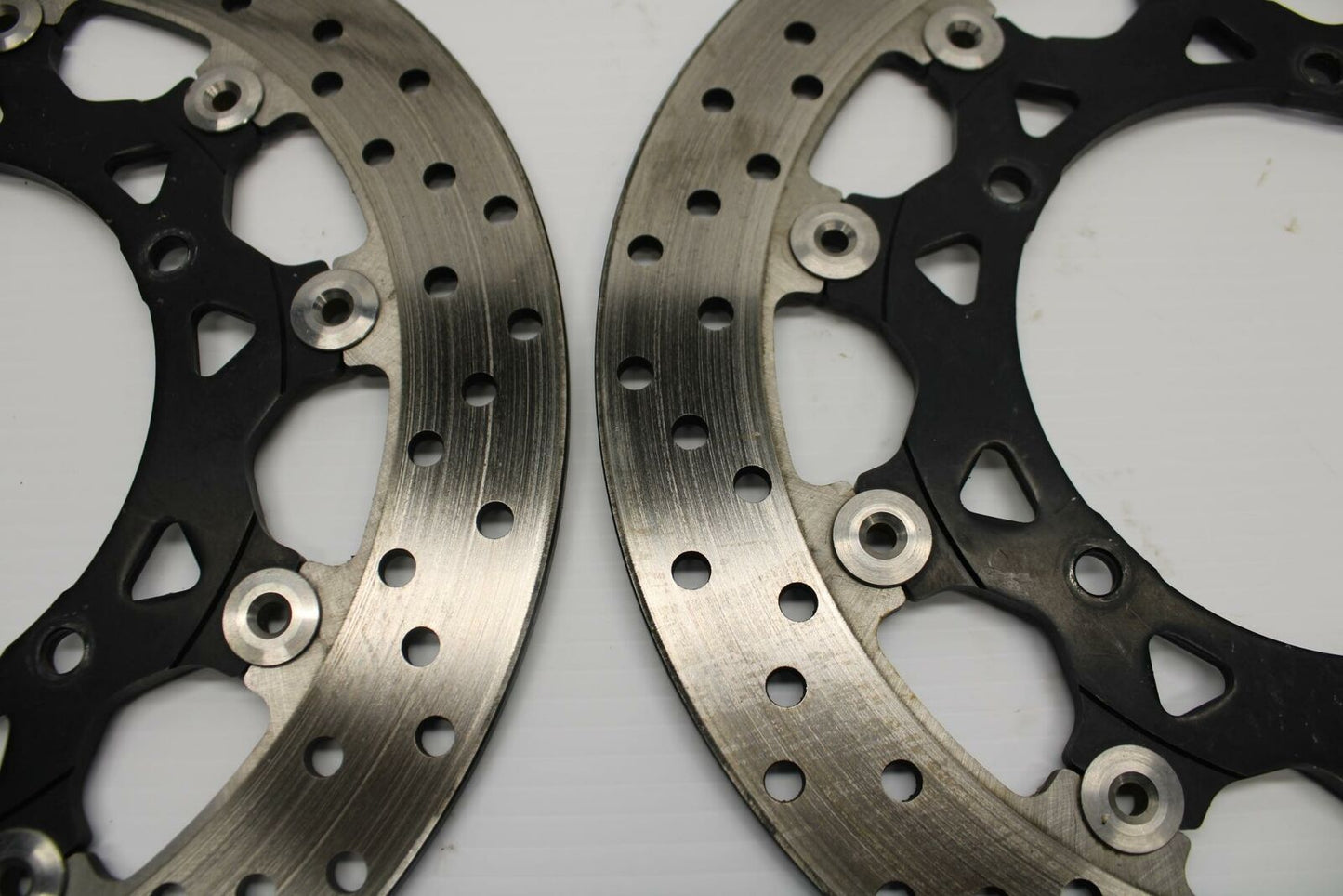 05 YAMAHA YZF R6S FRONT LEFT RIGHT BRAKE ROTORS DISCS BB234
