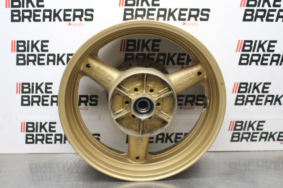 97-00 SUZUKI GSXR600 SRAD REAR WHEEL BACK RIM & ROTOR BB921
