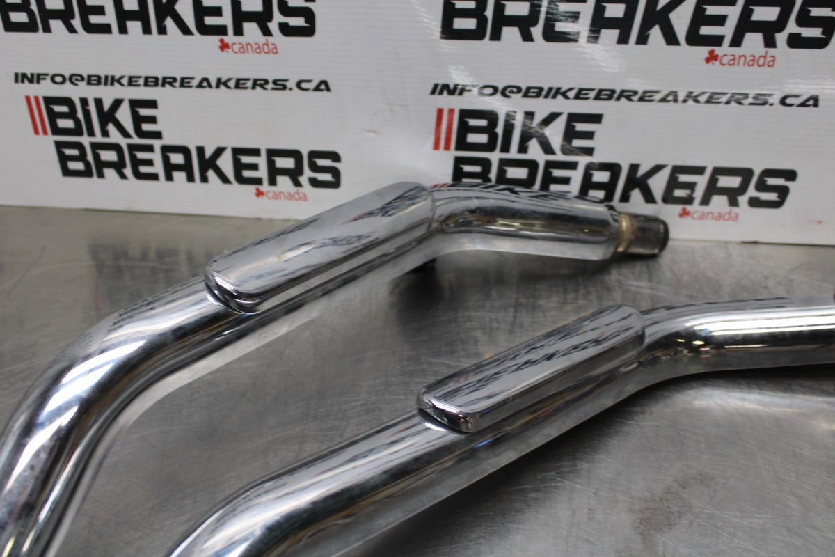 15 SUZUKI BOULEVARD C50 EXHAUST HEADERS PIPES BB775
