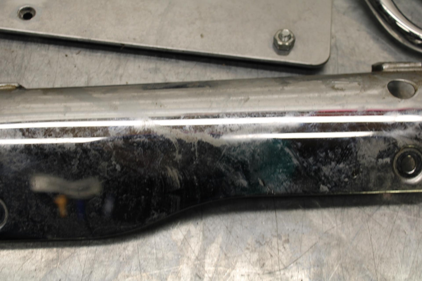 2005 Kawasaki Vulcan 1600 VN1600A ASSORTED CHROME BITS BRACKETS COVERS BB574