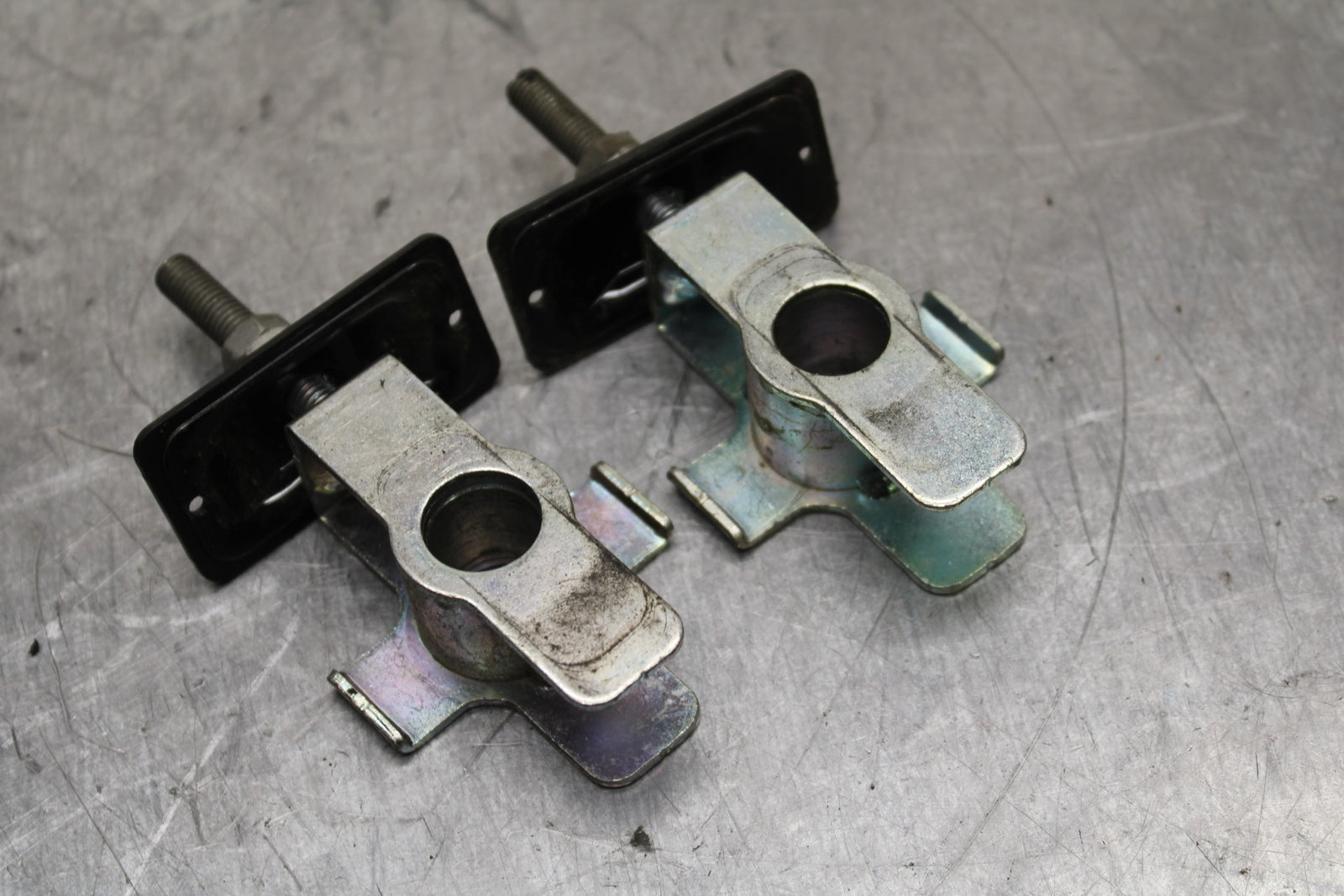 15-16 HONDA CB300F SWINGARM CHAIN TENSIONER ADJUSTMENT BRACKETS  BB740