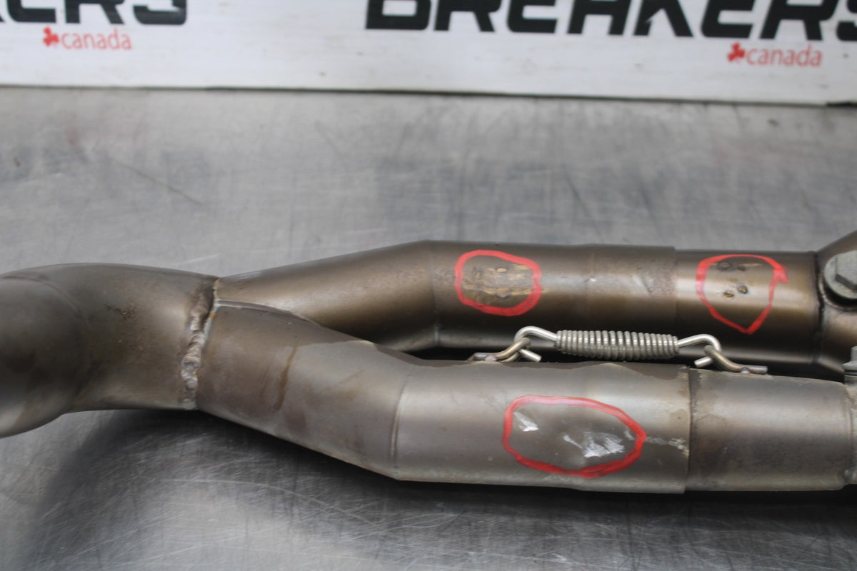 17 YAMAHA YZF R6 EXHAUST HEADER PIPES MANIFOLD BB922