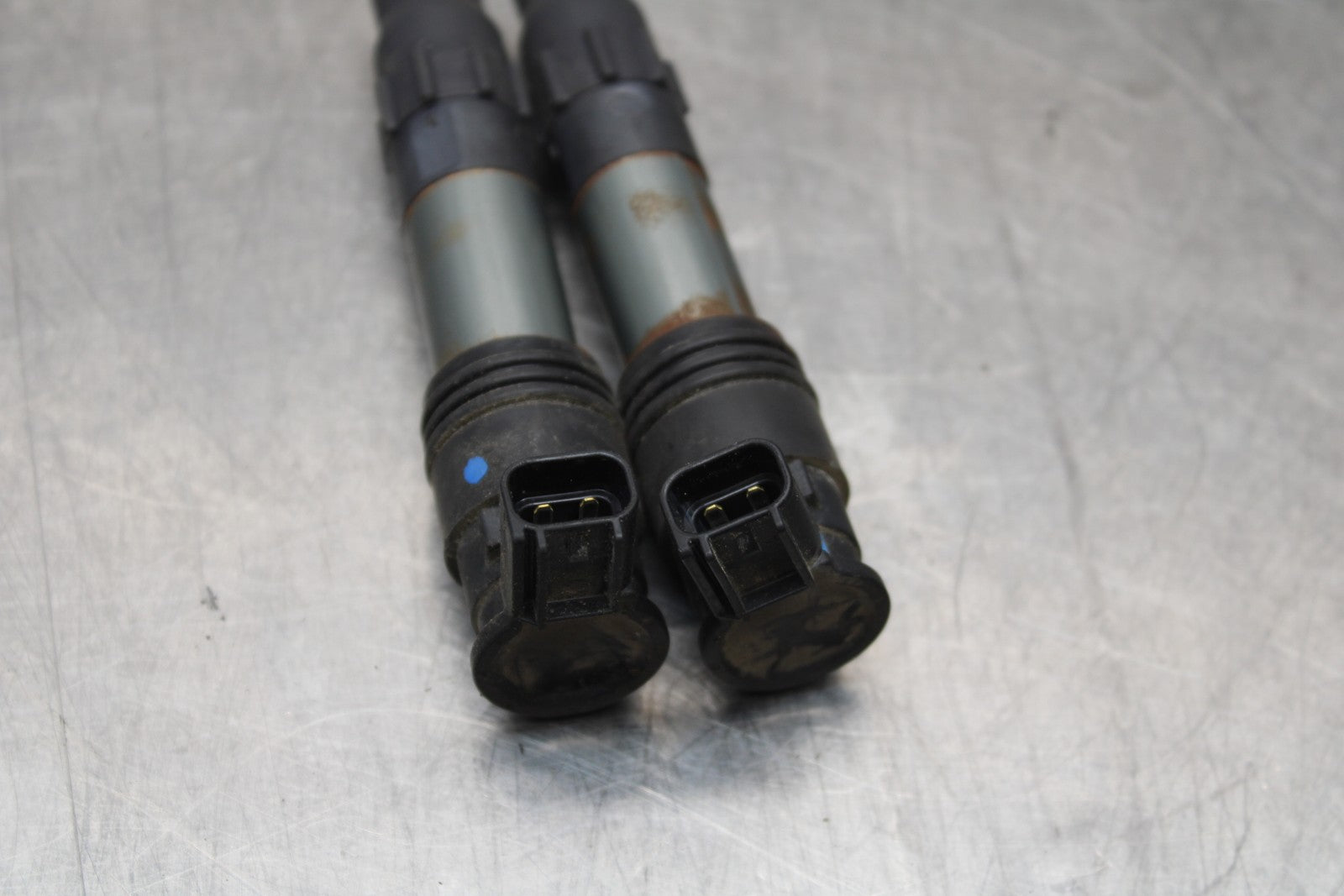 13-17 KAWASAKI NINJA 300 EX300 ABS IGNITION COILS COIL SPARK PLUG CAPS BB187