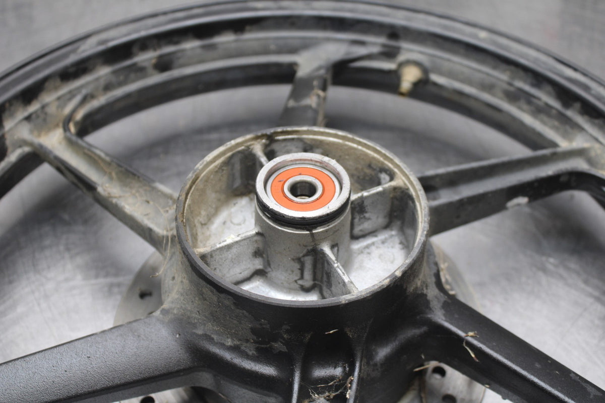 08 HONDA CBR125R REAR WHEEL BACK RIM & ROTOR BB804