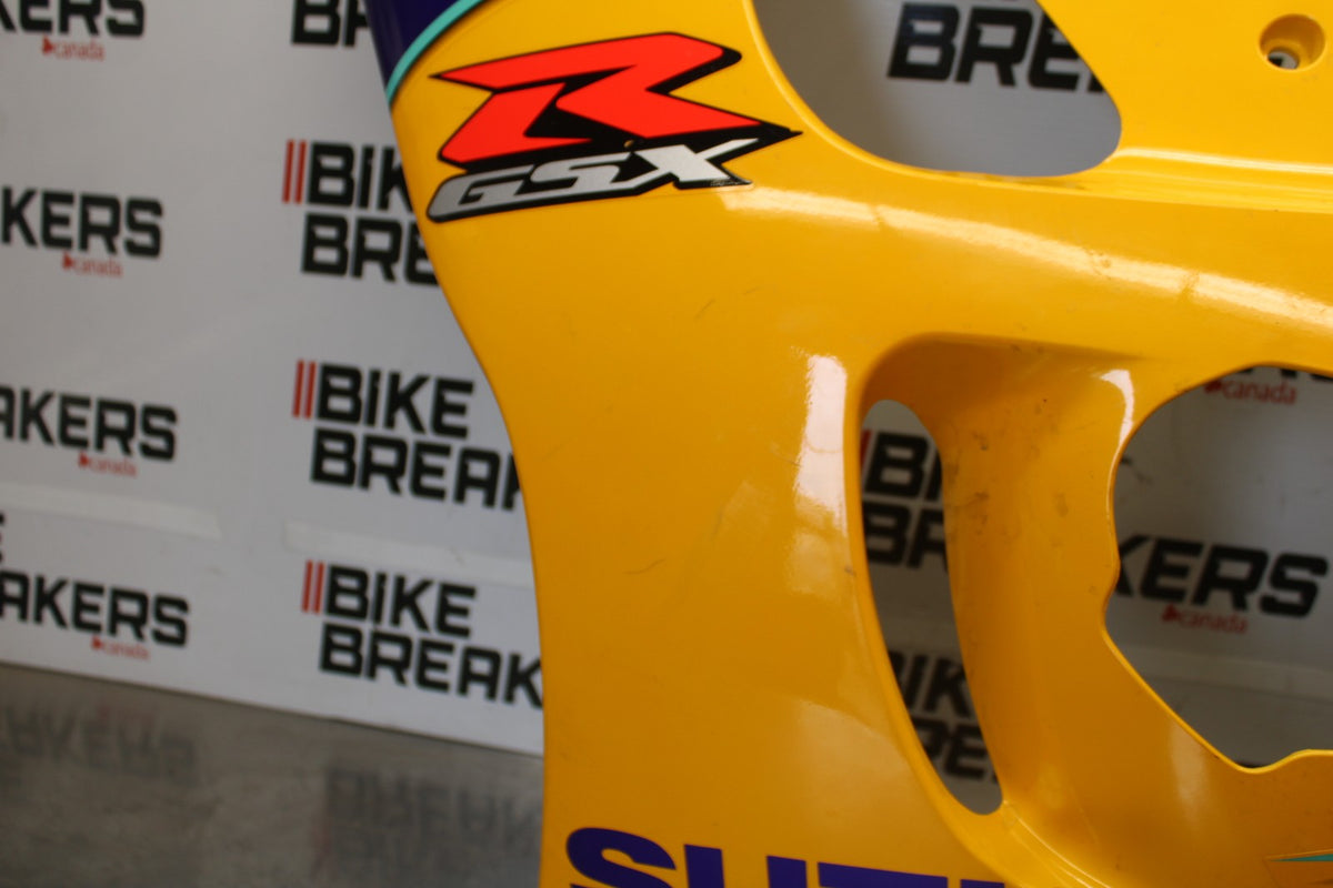 97-98 SUZUKI GSXR 600 SRAD LEFT LOWER MID UPPER SIDE FAIRING COWL BB00