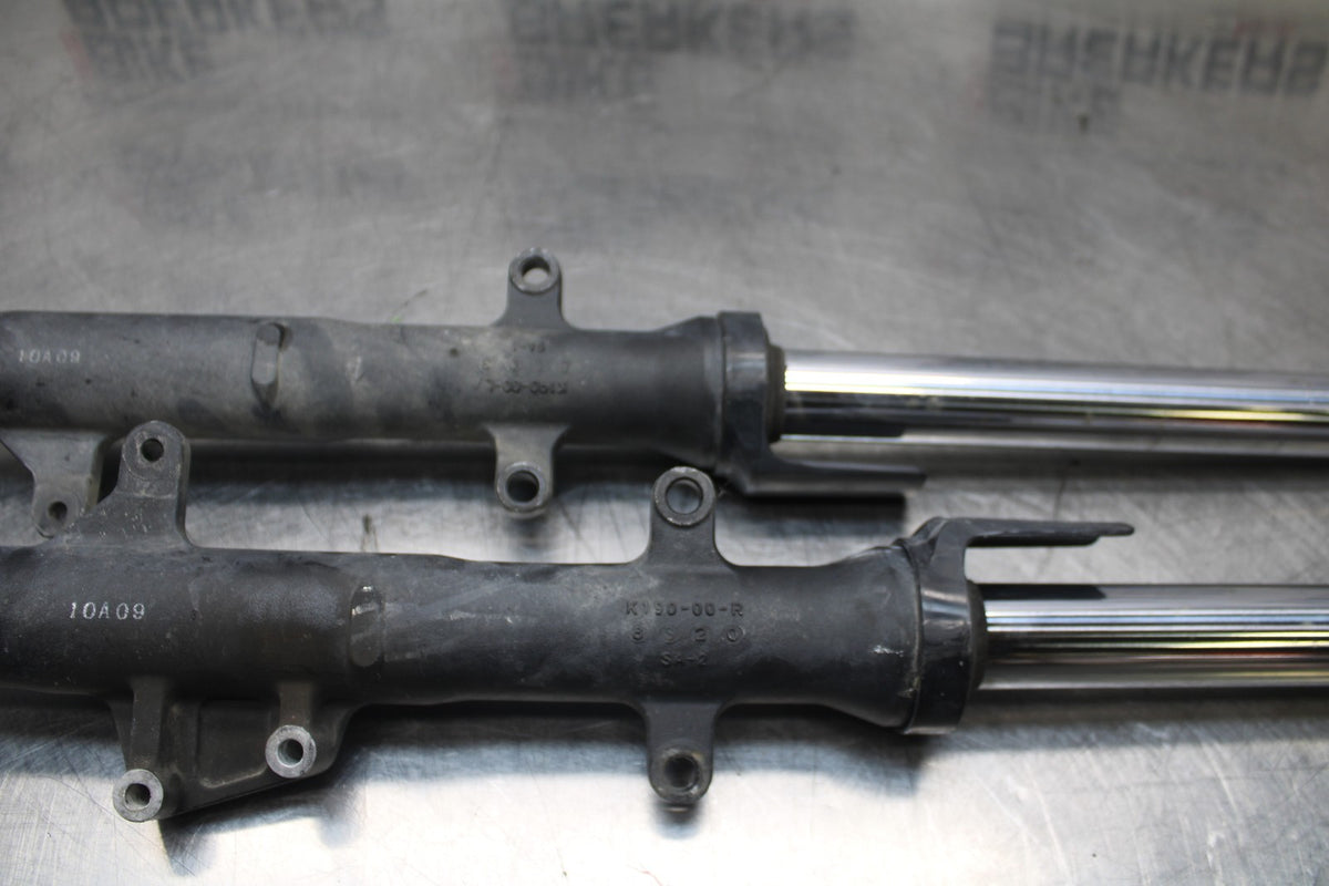 09 KAWASAKI NINJA 250R FRONT FORKS SHOCK SUSPENSION SET PAIR BB824