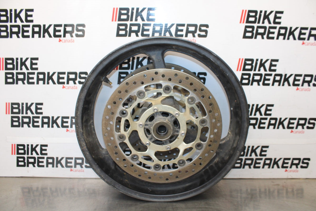 05-06 HONDA CBR600RR FRONT WHEEL FRONT RIM & ROTORS BB893