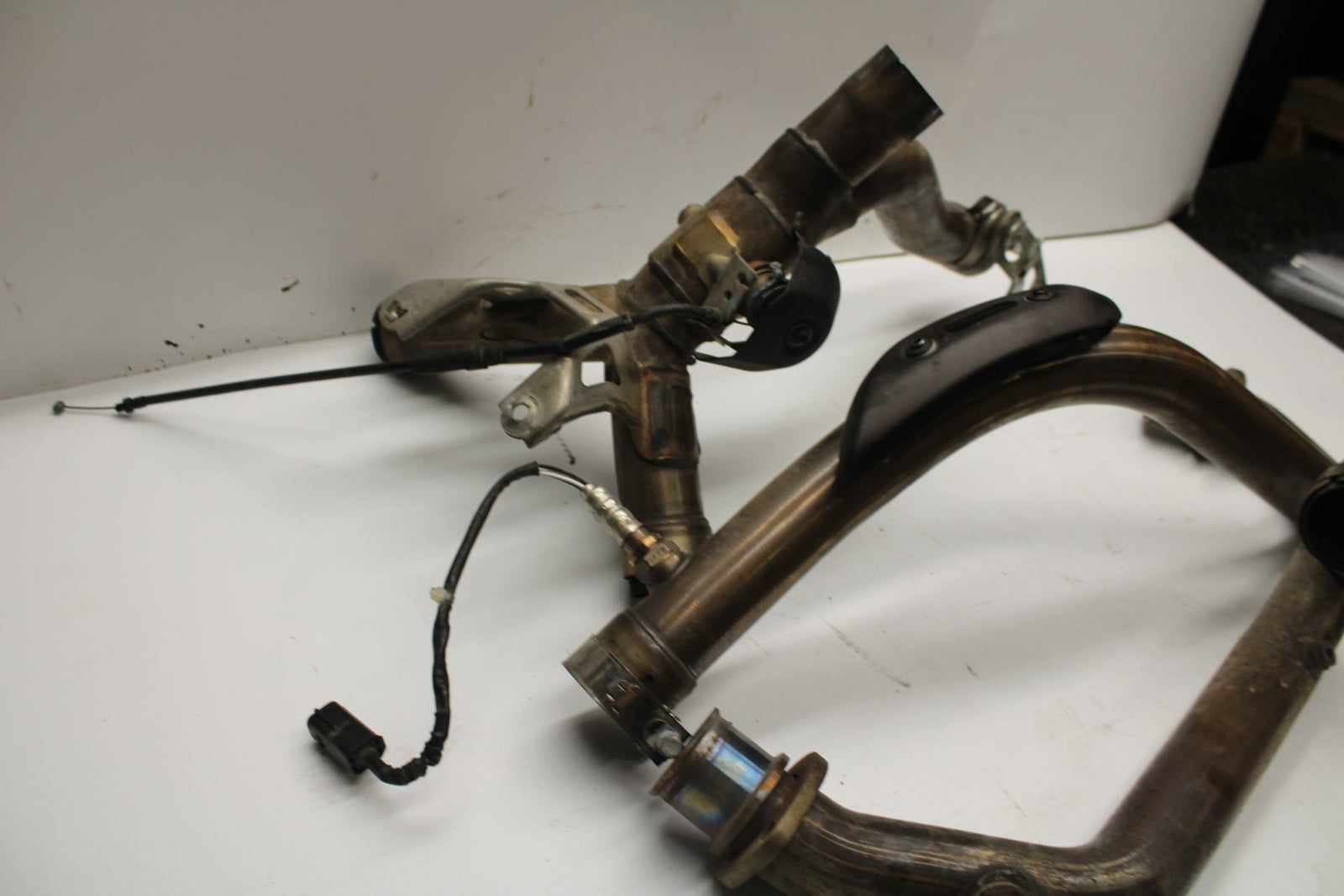 12 DUCATI MONSTER 796 EXHAUST HEADER PIPES MANIFOLD BB276