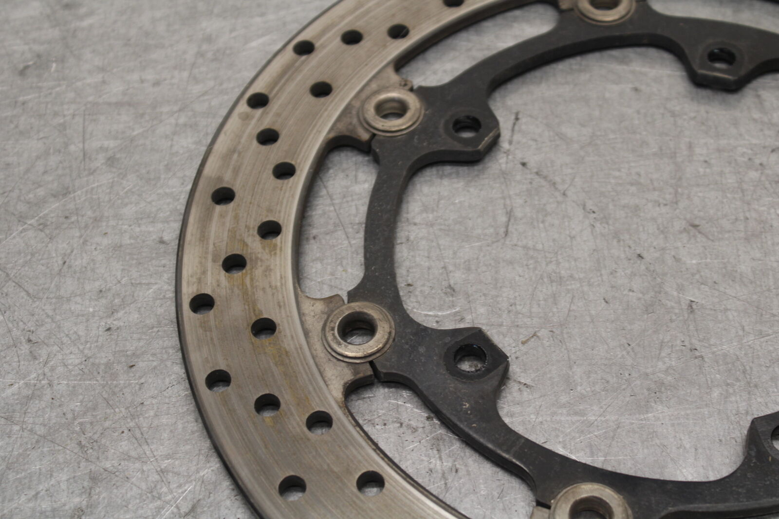 08-09 YAMAHA YZF R6S FRONT LEFT RIGHT BRAKE ROTORS DISCS 5SL-2581T-00-00  BB690