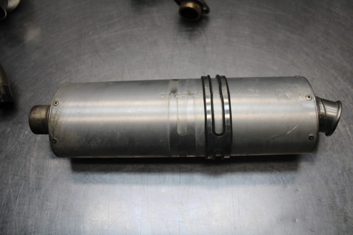 02 DUCATI MONSTER 620 FULL EXHAUST SYSTEM HEADERS PIPE MUFFLER BB851
