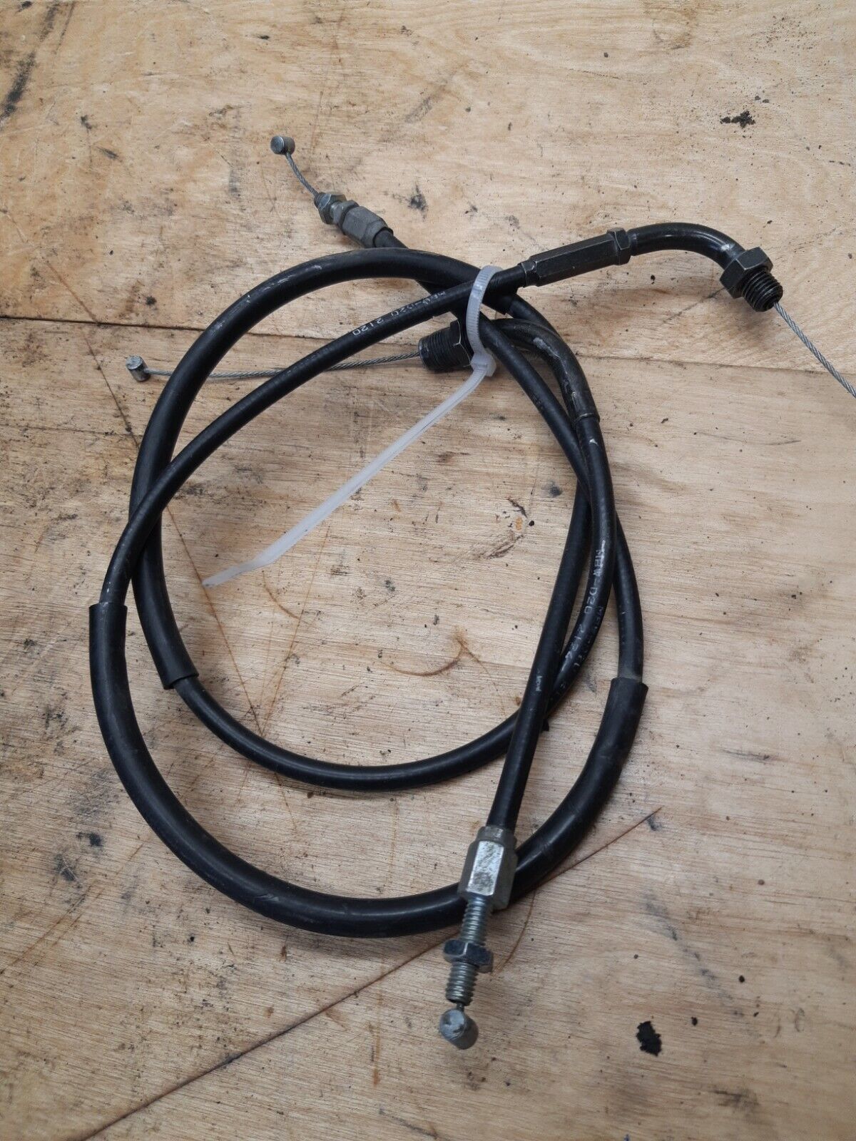 01-06 HONDA CBR600F4I THROTTLE CABLES  17910-MBW-D20 17920-MBW-D20 BB314