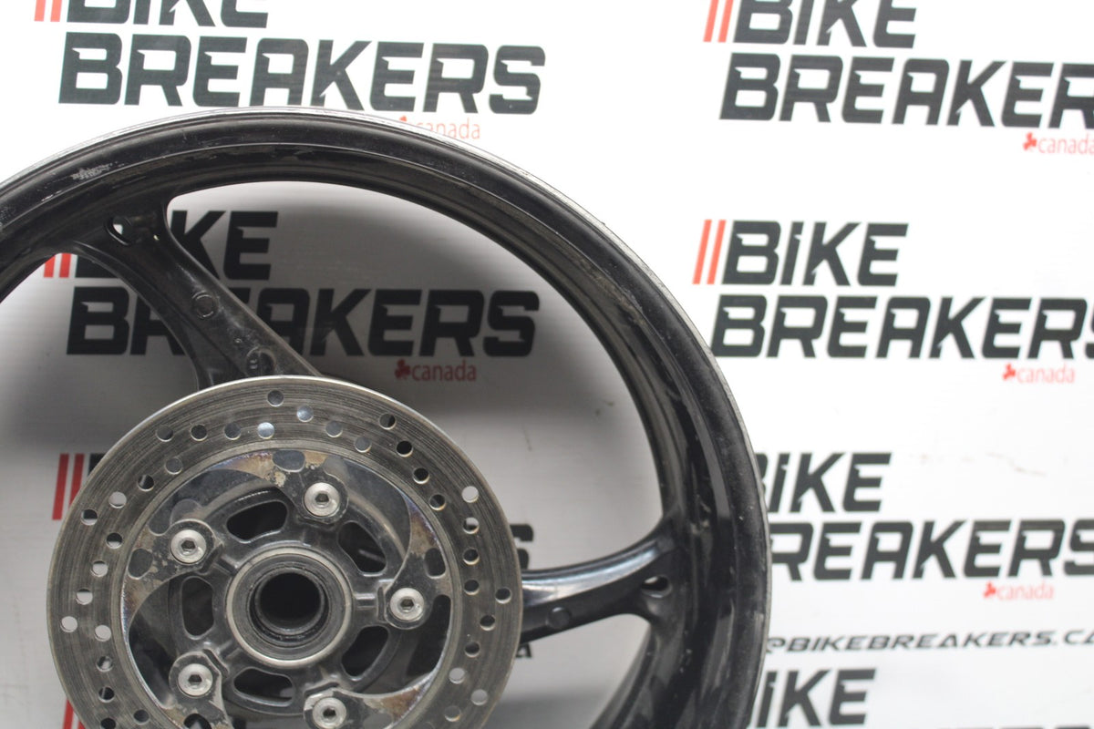 09 SUZUKI GSXR1000 REAR WHEEL BACK RIM & ROTOR BB777