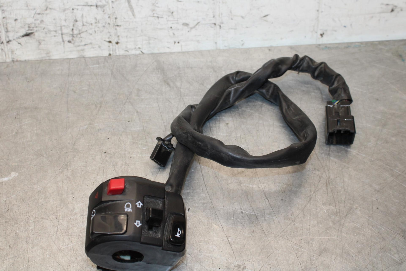 2014 Kawasaki Ninja 650 EX650E LEFT CLIP ON HANDLE HORN SIGNALS SWITCH  BB569