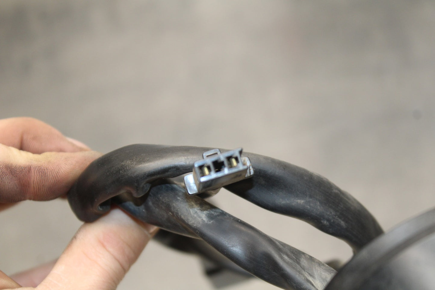 09-10 KAWASAKI ER-6N LEFT CLIP ON HANDLE HORN SIGNALS SWITCH SWITCHES BB205