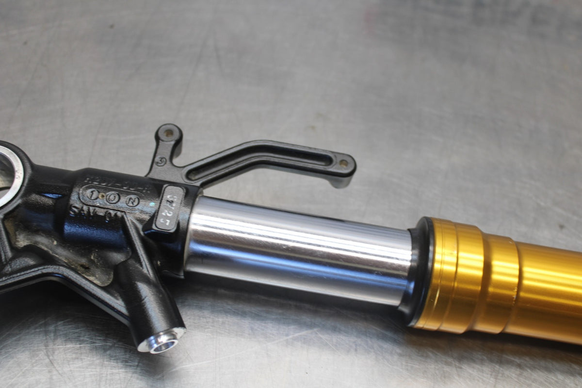 24 KAWASAKI NINJA ZX6R ZX636 ABS 40TH ANNIVERSARY RIGHT FRONT FORK SHOCK BB911