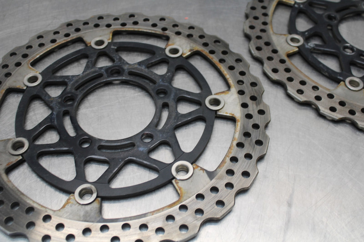 13-18 KAWASAKI NINJA ZX6R FRONT LEFT RIGHT BRAKE ROTORS DISCS BB915