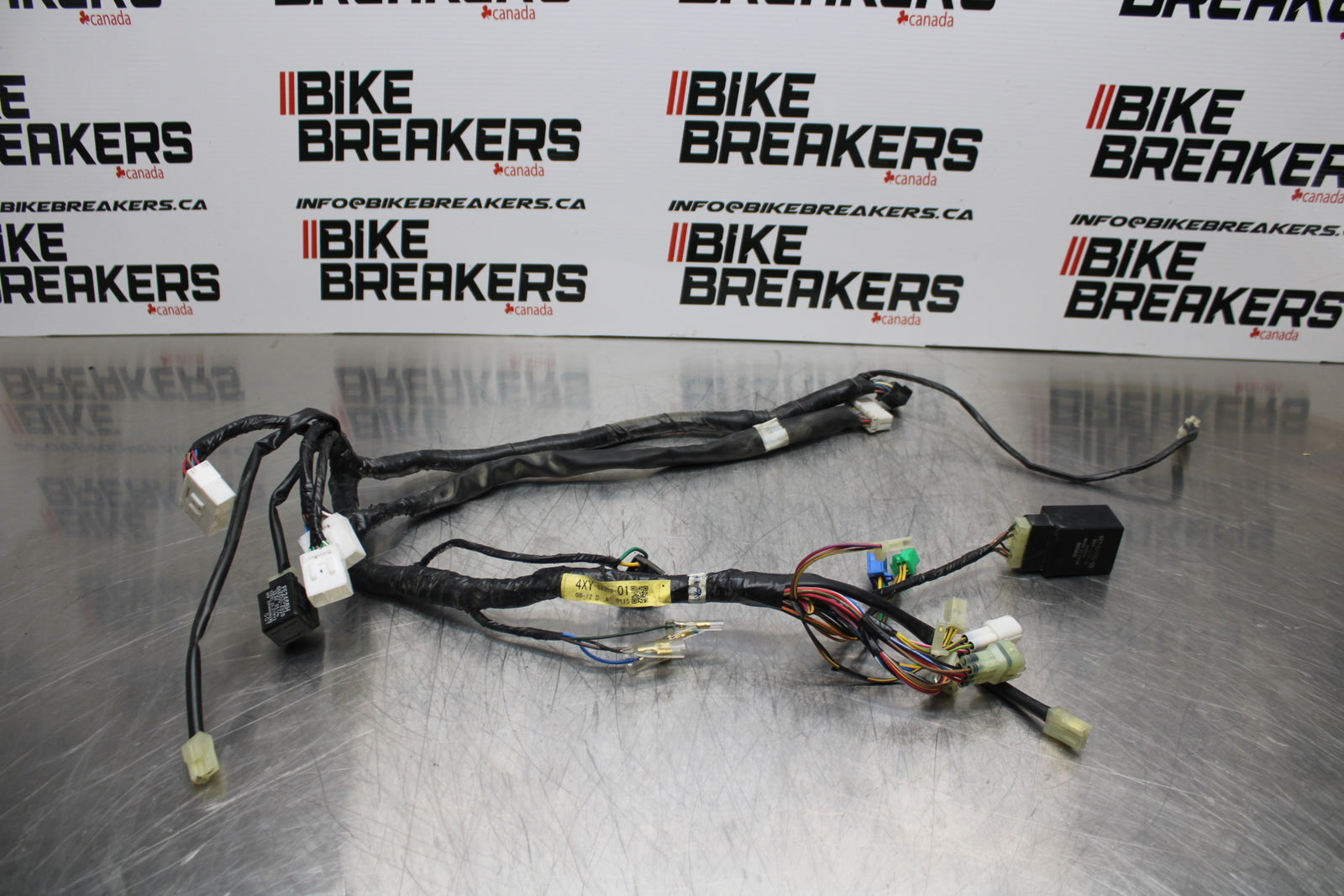 09 YAMAHA ROYAL STAR XVZ1300TF VENTURE HEADLIGHT WIRE WIRING HARNESS LOOM BB151
