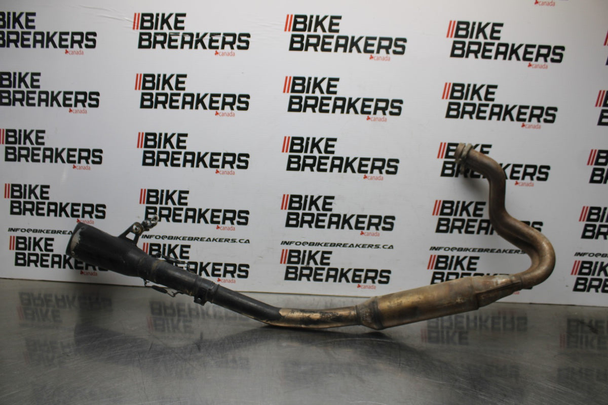 18-23 KAWASAKI NINJA 400 EX400 ABS FULL EXHAUST SYSTEM HEADERS PIPE BB795