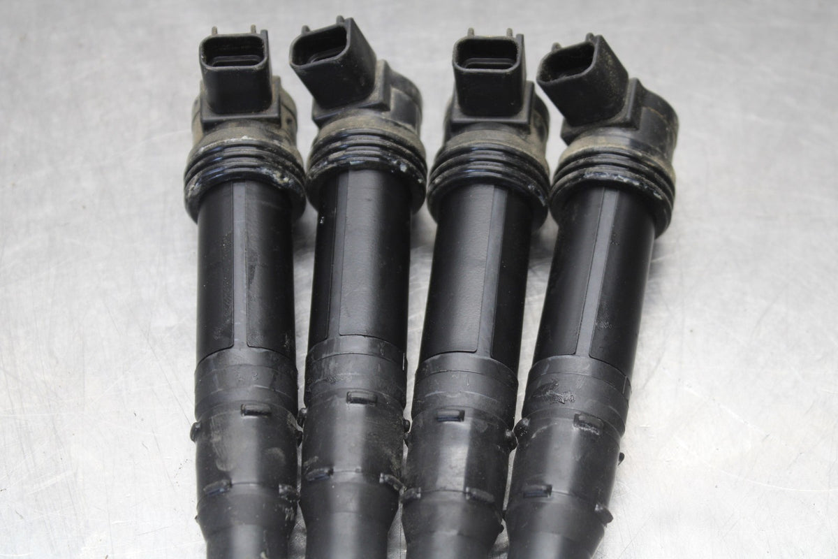 08 KAWASAKI ZX6R IGNITION COILS COIL SPARK PLUG CAPS BB896