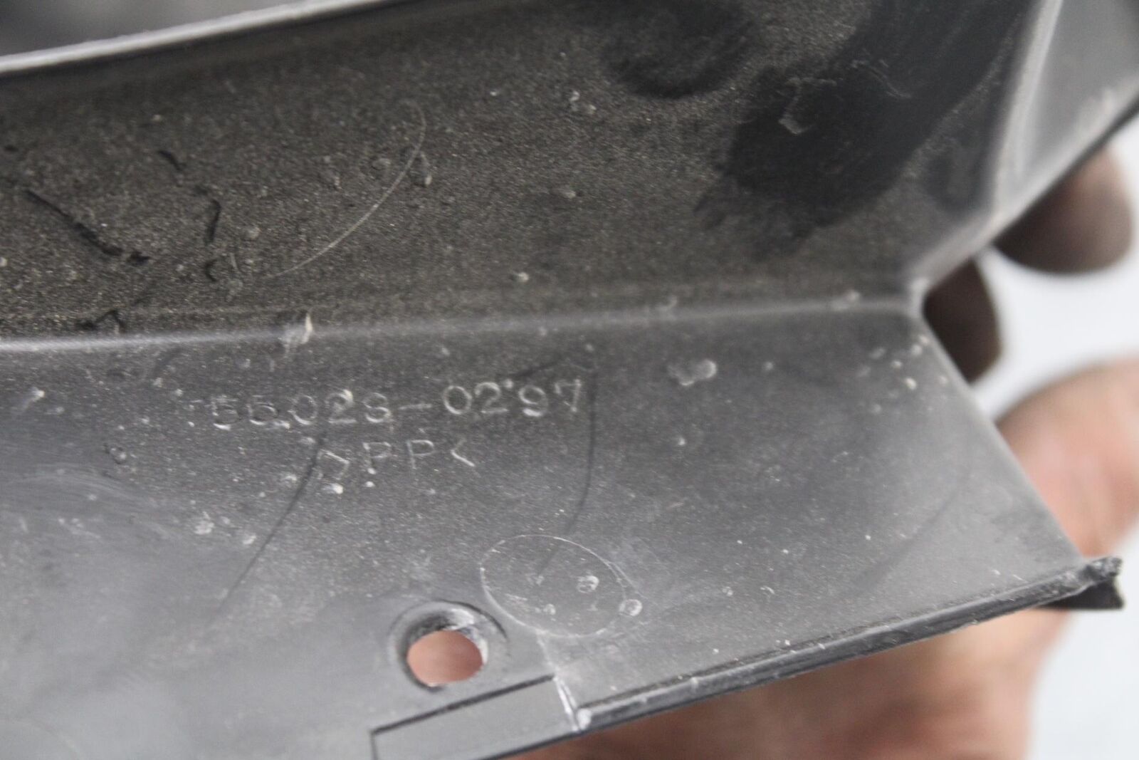 09-12 KAWASAKI NINJA ZX6R RIGHT INNER FAIRING COWL PANEL OEM 14092-0027 BB640