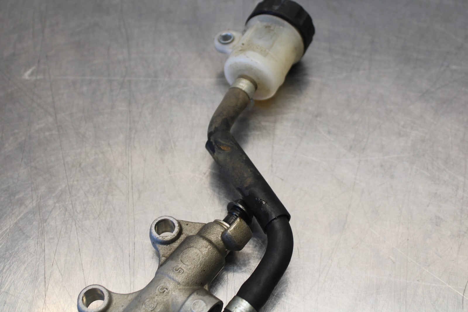 08-18 KAWASAKI KLR650 REAR BACK BRAKE MASTER CYLINDER W RESERVOIR BB183