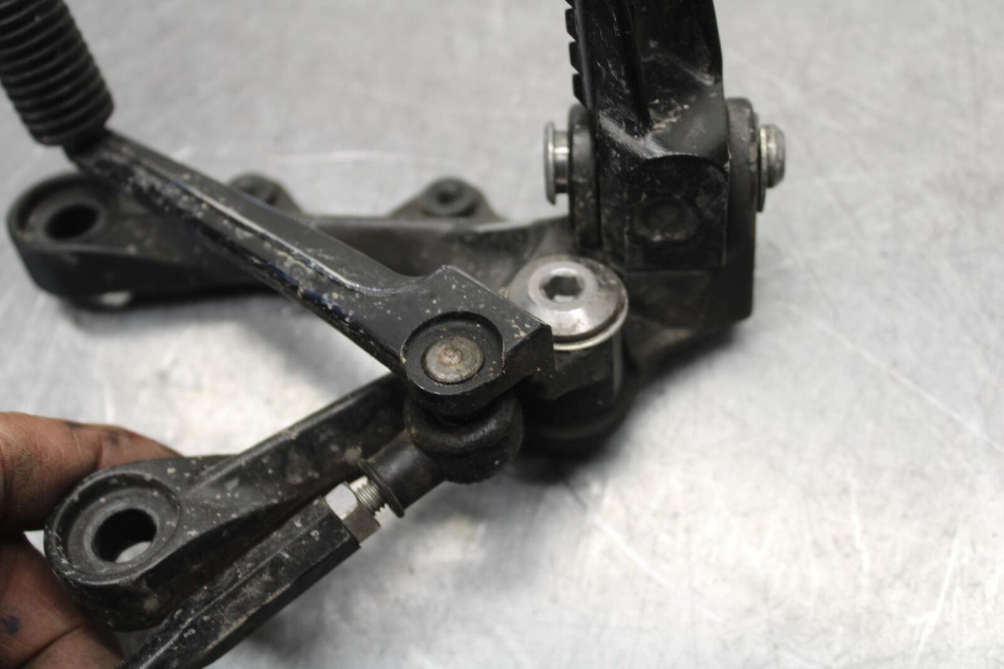 09-12 KAWASAKI NINJA ZX6R LEFT REARSET REAR SET DRIVER FOOT PEG REST STOP BB640