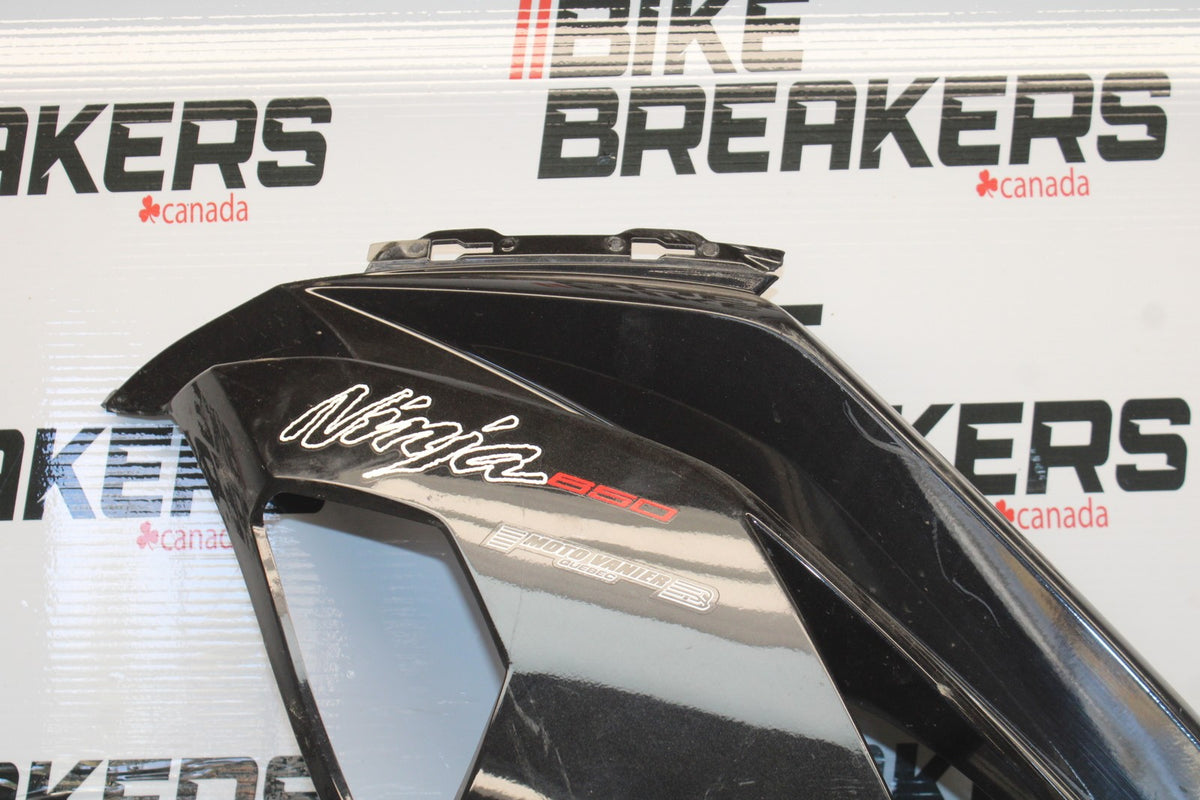 12 KAWASAKI NINJA 650 EX650E LEFT LOWER MID UPPER SIDE FAIRING COWL BB926