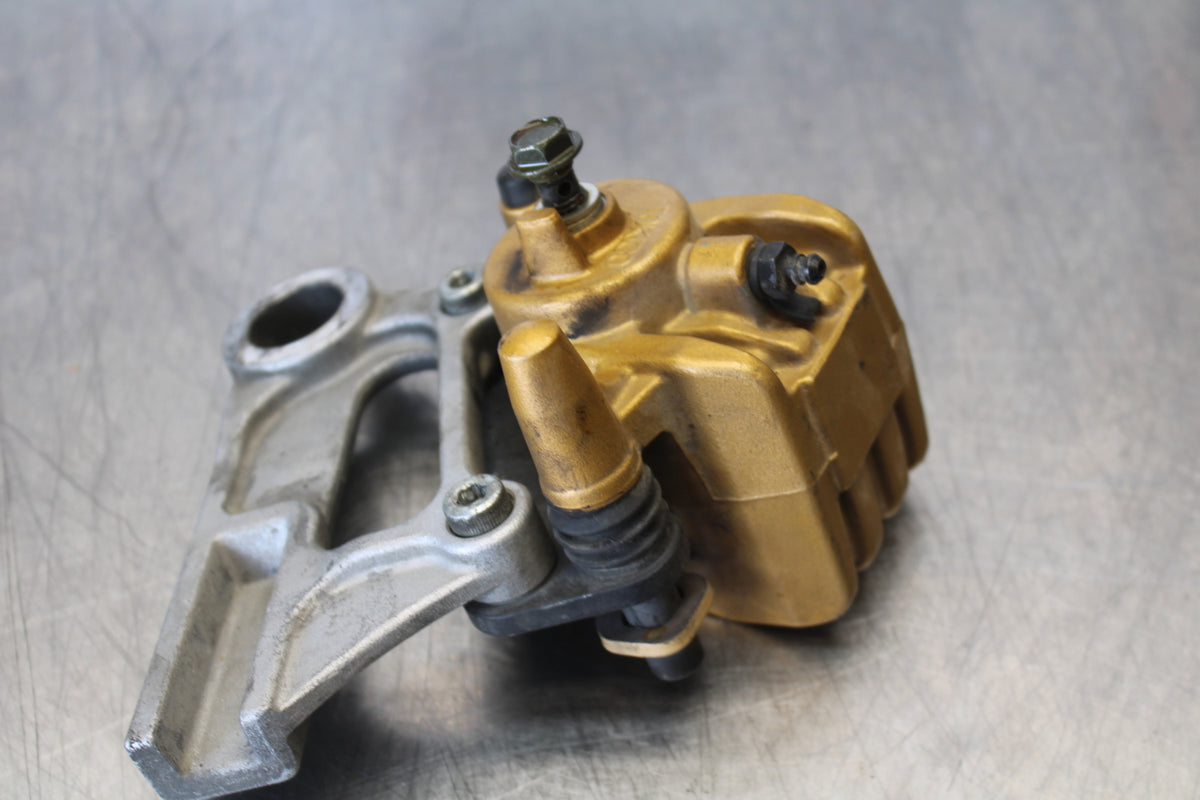03-06 KAWASAKI Z1000 REAR BACK BRAKE CALIPER W MOUNT BRACKET BB164